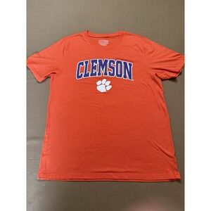 Clemson Tigers Apparel T-Shirt Short Sleeve Shirt‎ Size XL Orange Purple